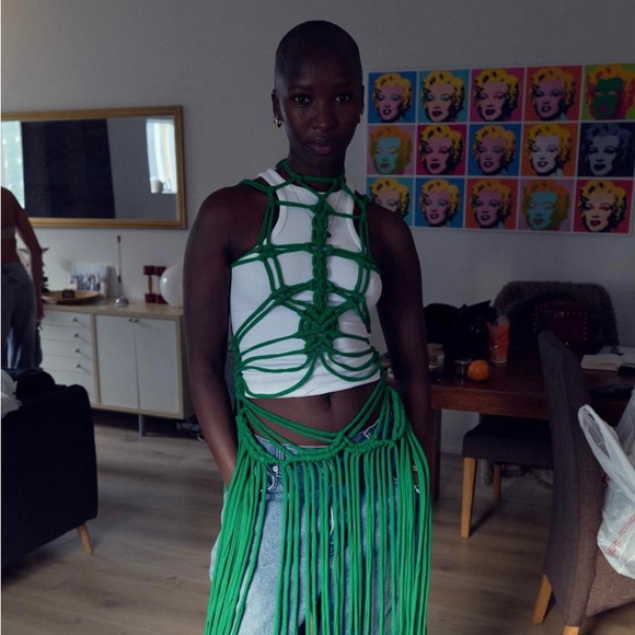 Handmade Macramé Rope Festival Dress GoodVibeGoda Original Design - Picture 14 of 16